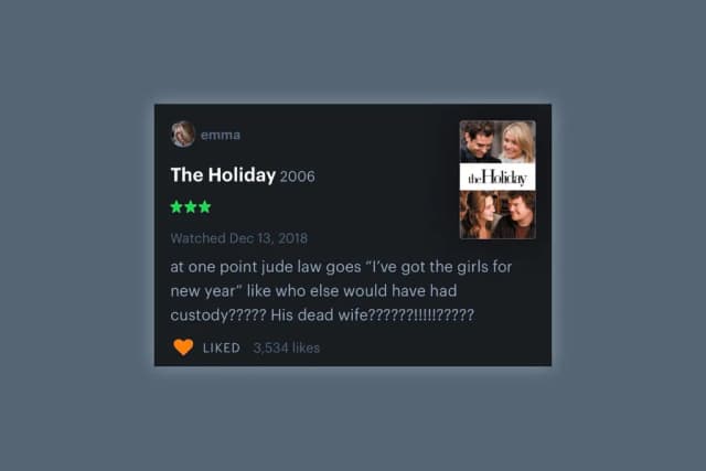 Las mujeres están abandonando en masa Tinder y Bumble porque ligar ahora ocurre en una reseña de Letterboxd