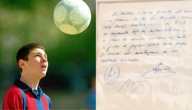 Papá, la servilleta y la pelota: el momento que cambió las vidas de Jorge y Leo Messi