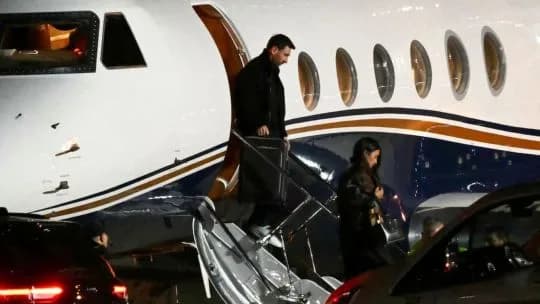 Lionel Messi llegó a Rosario para despedir a su padre, Jorge Messi