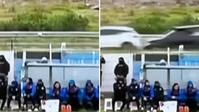 VIDEO: Una pelota causa un insólito accidente de tránsito en pleno partido de fútbol