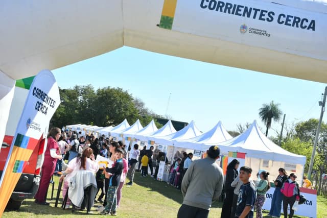 El operativo Corrientes Cerca brindó atenciones gratuitas en el barrio Río Paraná