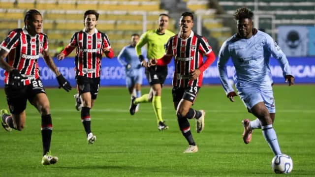 Boca lo mira de reojo: Bolívar y San Pablo igularon en La Paz por Copa Sudamericana - TyC Sports