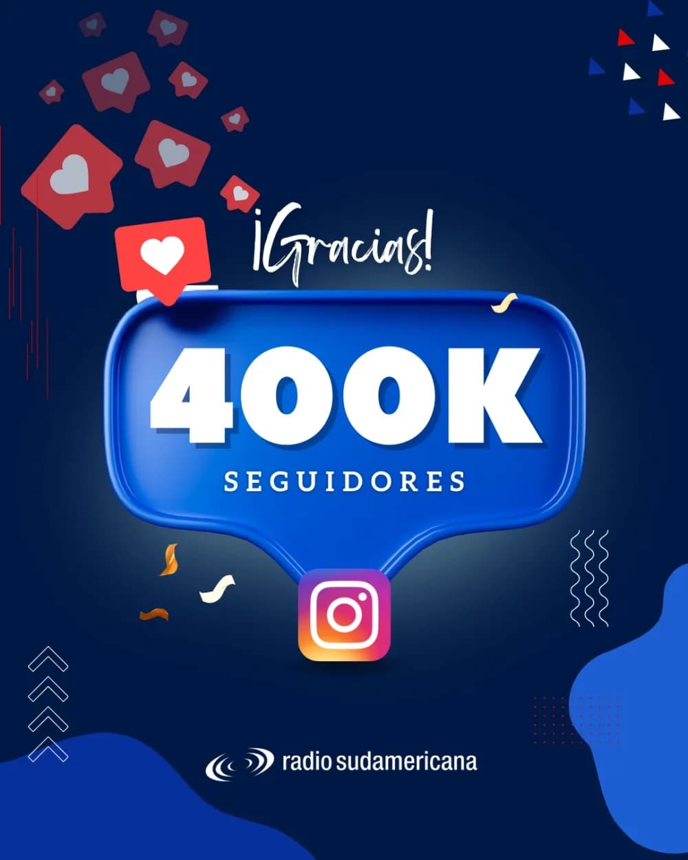 Seguimos liderando: ya somos 400 mil seguidores en Instagram