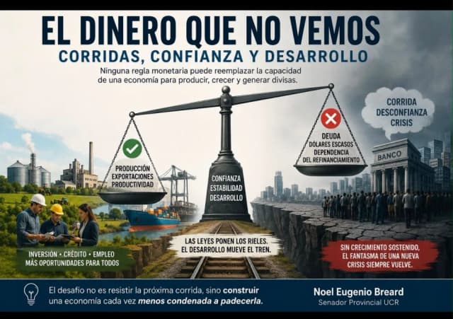 El dinero que no vemos: corridas, confianza y desarrollo