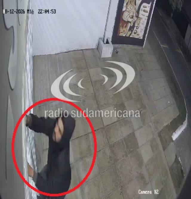 Robó cables y artefactos de luz de un jardín: sería familiar de un alumno