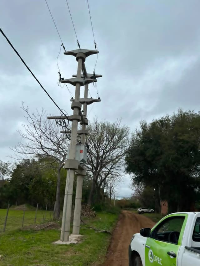DPEC fortalece la infraestructura eléctrica de Paso de la Patria con nuevas Subestaciones Transformadoras y trabajos complementarios