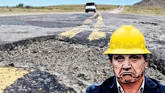Caminos bombardeados, solo el 30 por ciento para el fondo vial y el recuerdo del Plan Laura