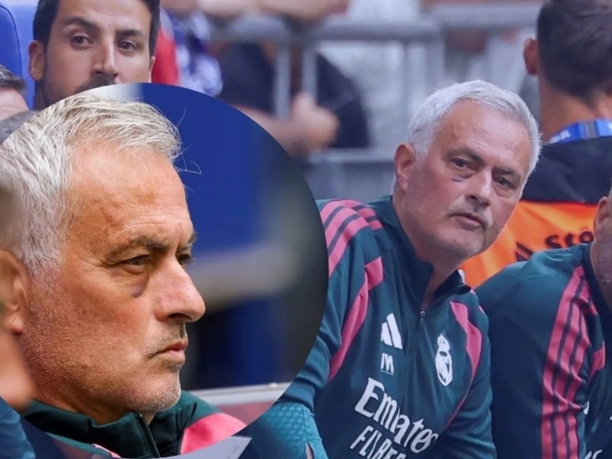 Dirigió al Real Madrid con un ojo morado: ¿qué le pasó a Mourinho?