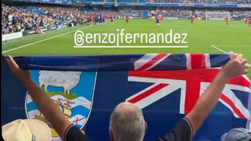 Provocación pirata: una bandera para Enzo Fernández reavivó la polémica por Malvinas - TyC Sports