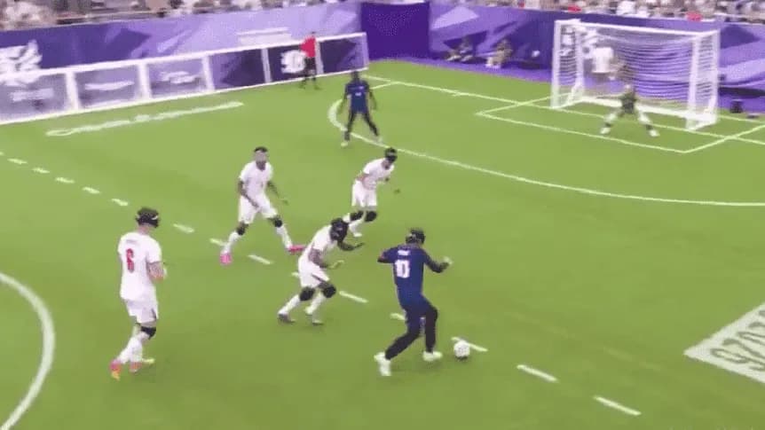 &iexcl;Dejó ingleses en el camino como Maradona! El gol en fútbol para ciegos que da la vuelta al mundo - TyC Sports