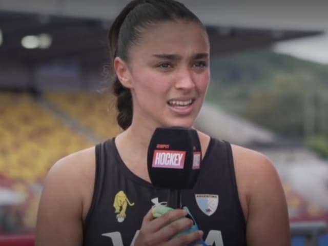 Las Leonas: la emoción de Victoria Miranda, la MVP del triunfo ante Escocia, tras la clasificación a la próxima ronda