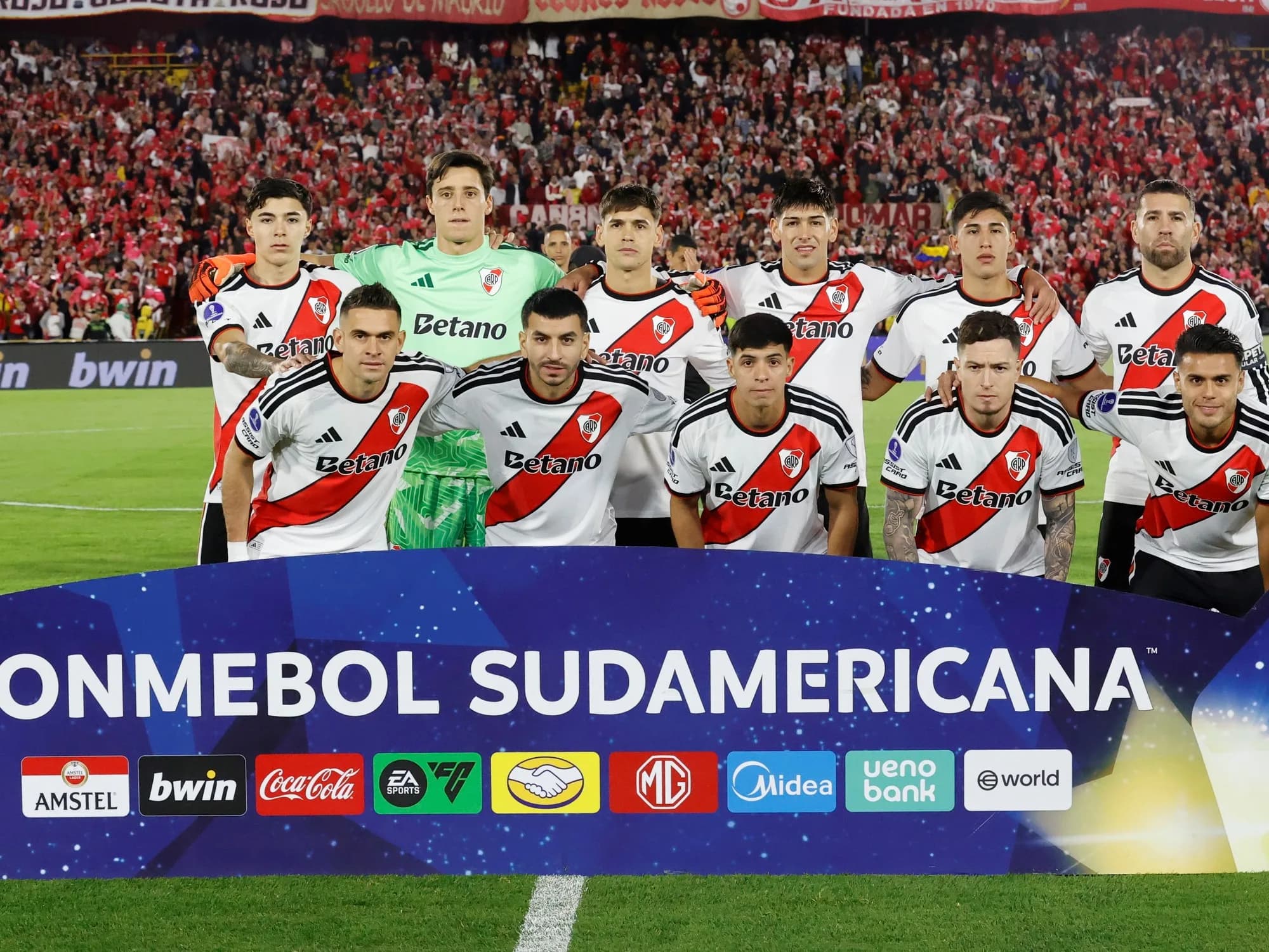 El uno por uno de River en el empate de la ida de octavos en Bogotá