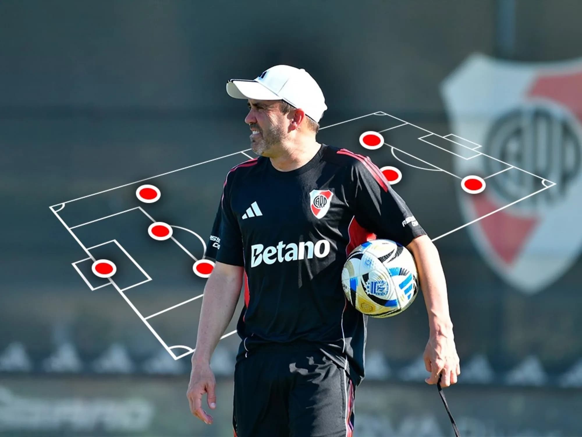 Pensando en la Sudamericana, el probable 11 de River frente a Vélez