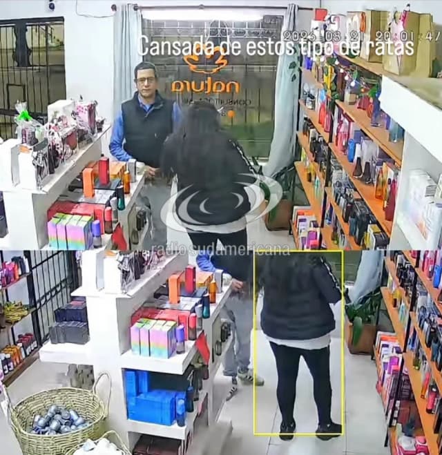 Se cansó de los robos y publicó el video para identificar a los delincuentes