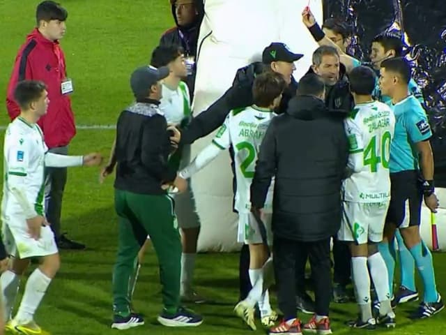 Video: la furia de Pedro Troglio con el árbitro Viola y el "tengo los huevos llenos con este pibe"