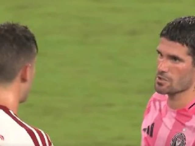 De Paul y el tenso cruce con los rivales en la derrota del Inter Miami
