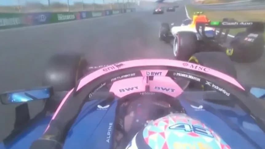 Pasó de 10&deg; a 20&deg;: por qué sancionaron a Franco Colapinto en el GP de Países Bajos - TyC Sports
