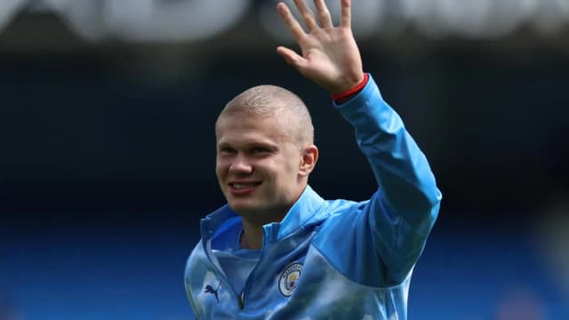 Haaland se cortó el pelo y sorprendió a sus compañeros e hinchas