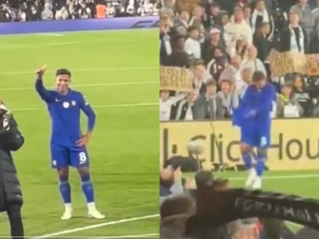 De la ovación a la camiseta para un hincha: así se fue Enzo Fernández de la cancha del Fulham tras la victoria del Chelsea