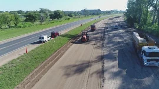 Autovía Ruta 12: restringen el tránsito en la zona del aeropuerto de Corrientes