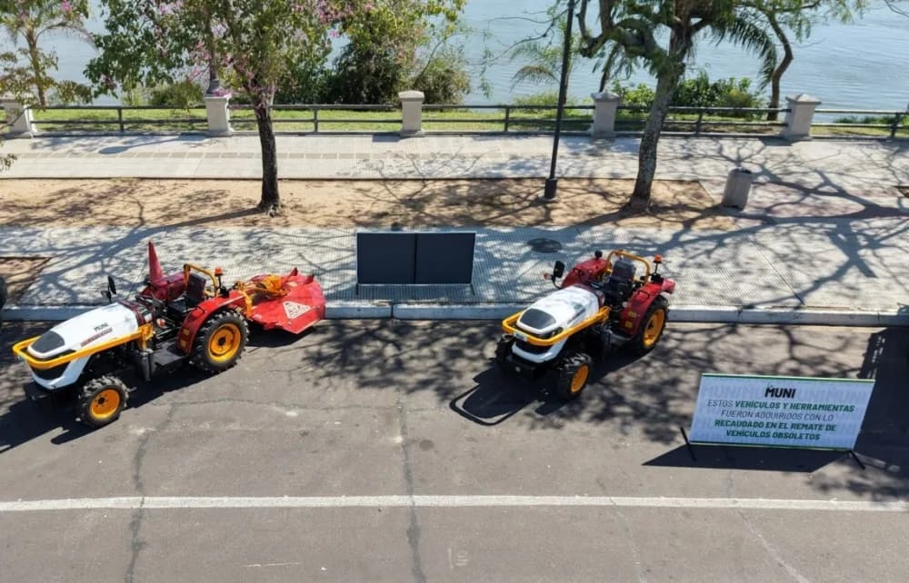 El Municipio incorporó tractores comprados con fondos de subasta
