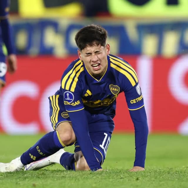 Tomás Aranda sufrió una fractura del peroné en el entrenamiento de Boca Juniors