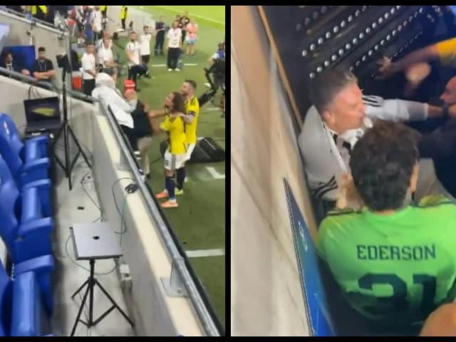 Escándalo en la Champions League: el Lyon vs Fenerbahce terminó a los golpes en el túnel...