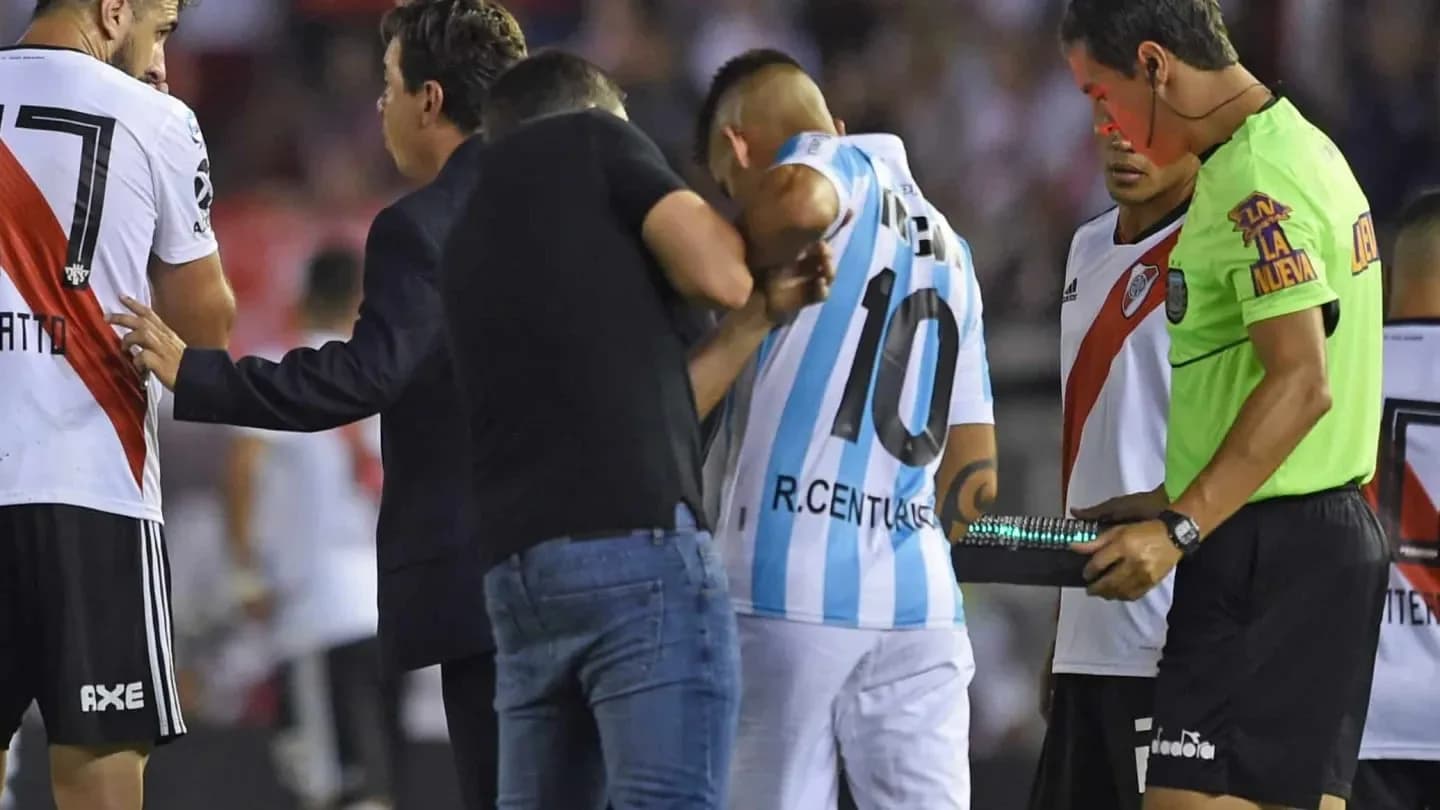 Ricardo Centurión gozó con la eliminación del River del Chacho Coudet: risas y "todo vuelve" - TyC Sports