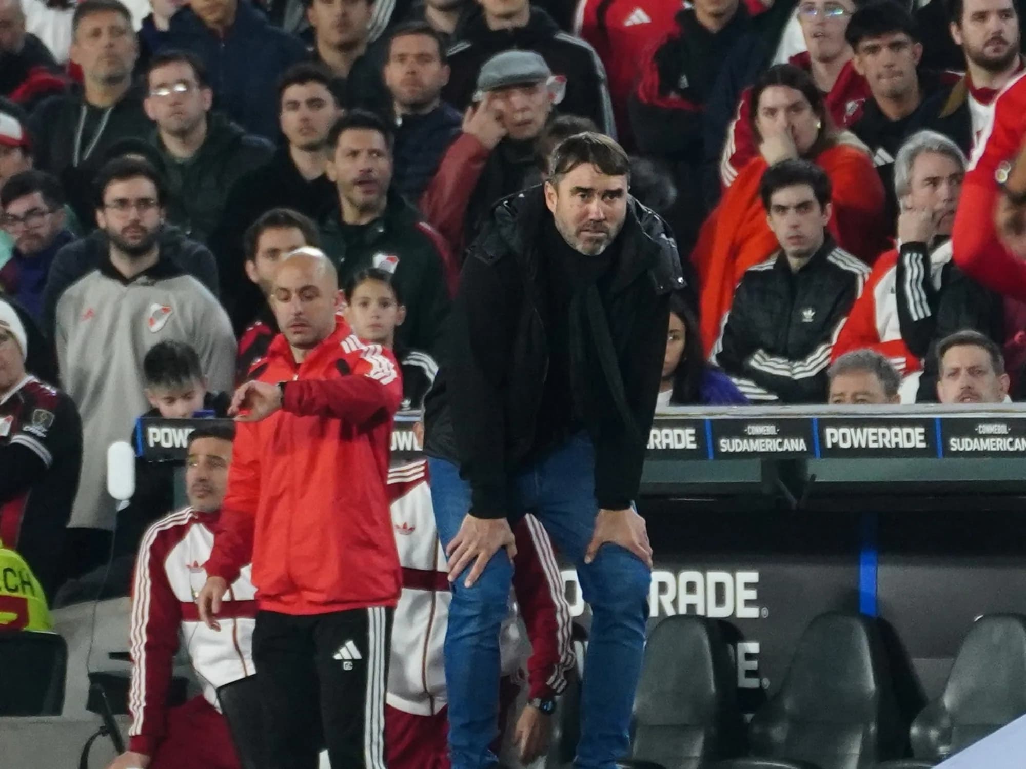 Video: la reacción de Coudet y del Monumental cuando River quedó eliminado de la Sudamericana