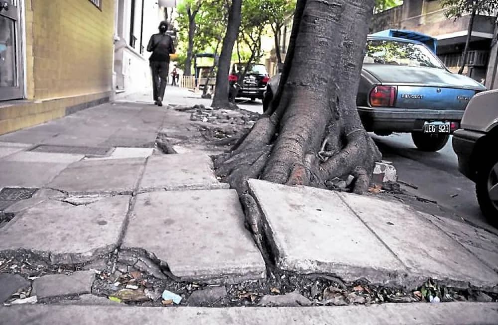 Buscan declarar la emergencia de veredas en Corrientes Capital