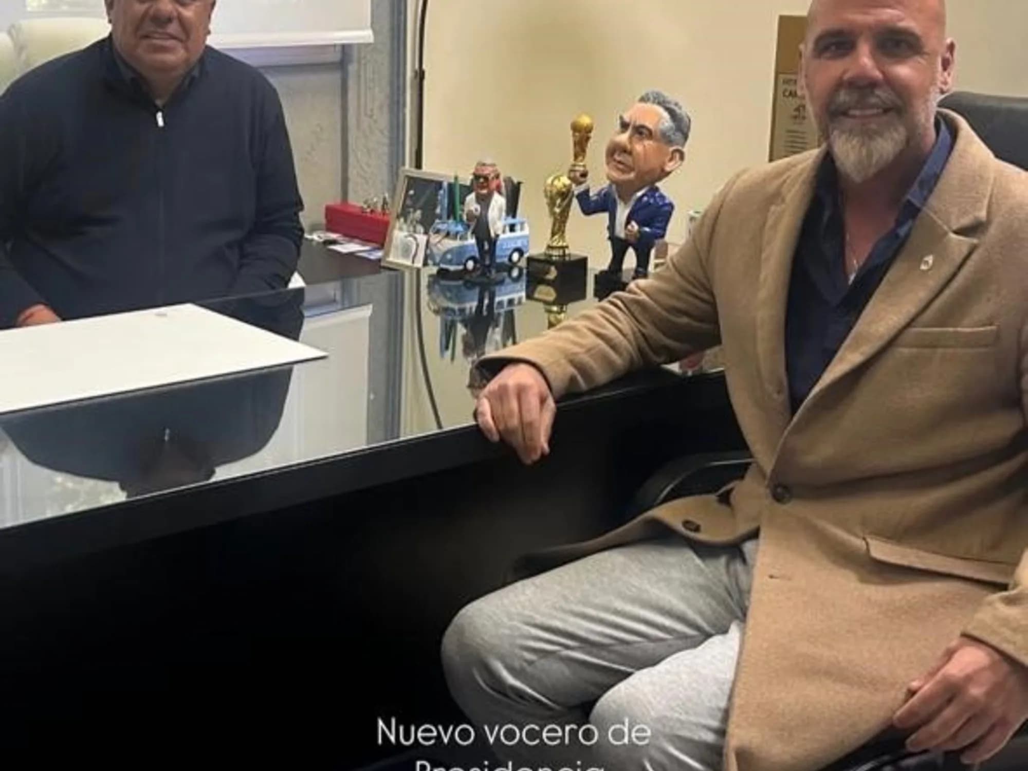 Claudio Tapia presentó a su vocero