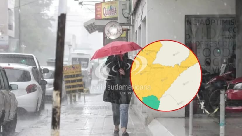 Alerta amarilla: anticipan tormentas fuertes en Corrientes