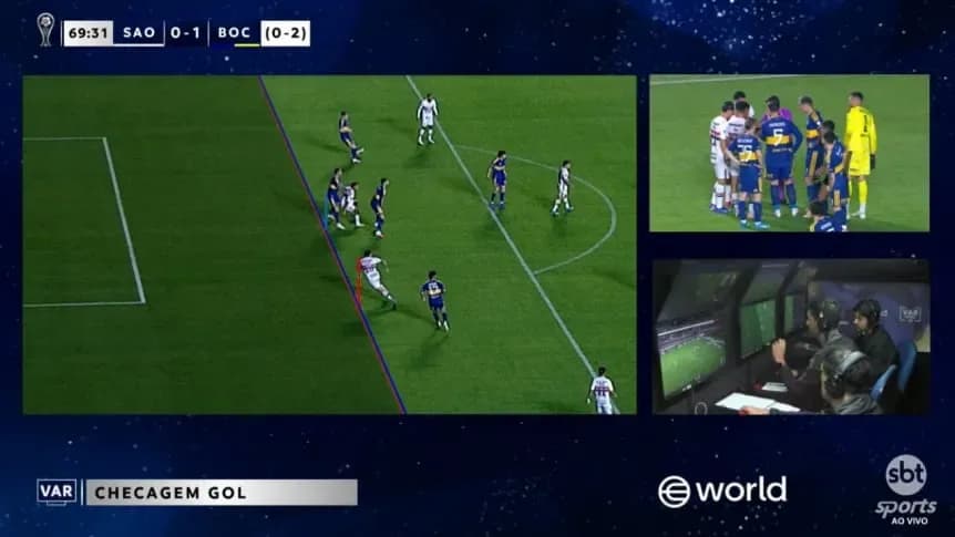 Polémica por el gol anulado a San Pablo: el VAR salvó a Boca - TyC Sports