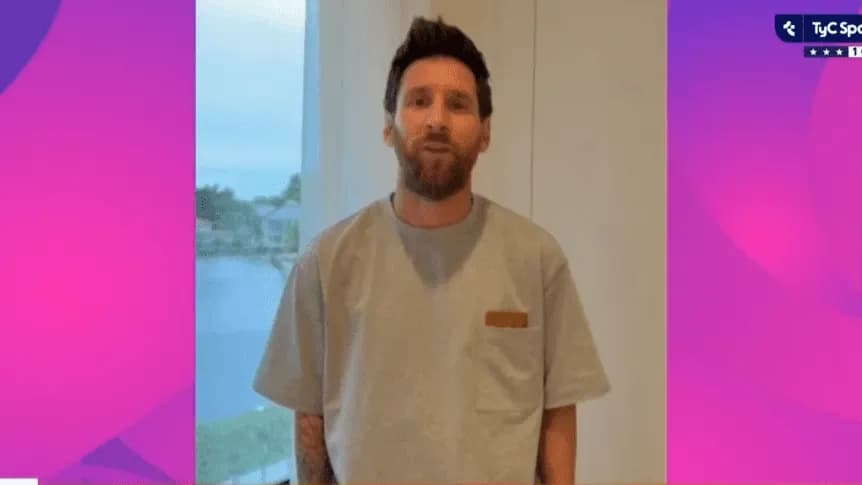 Messi y un especial saludo para los atletas argentinos de Santa Fe 2026 - TyC Sports