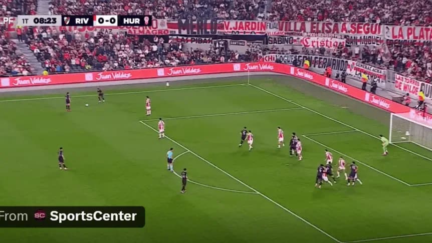&iquest;Responsabilidad de Beltrán? Así fue el gol de Cortés en River vs. Huracán por la Liga Profesional - TyC Sports