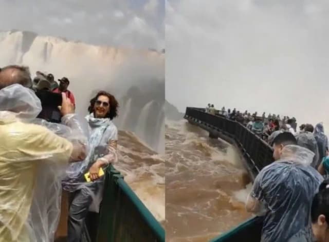 Cataratas del Iguazú: el caudal del río superó los 8 millones de litros por segundo