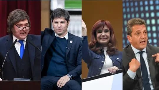 Milei se midió con las tres principales figuras K: qué dijo la encuesta que inquietó al Gobierno