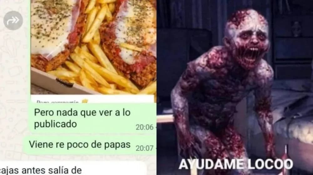Pidió milanesas con papas fritas a la rotisería del barrio y quedó en shock con lo que recibió