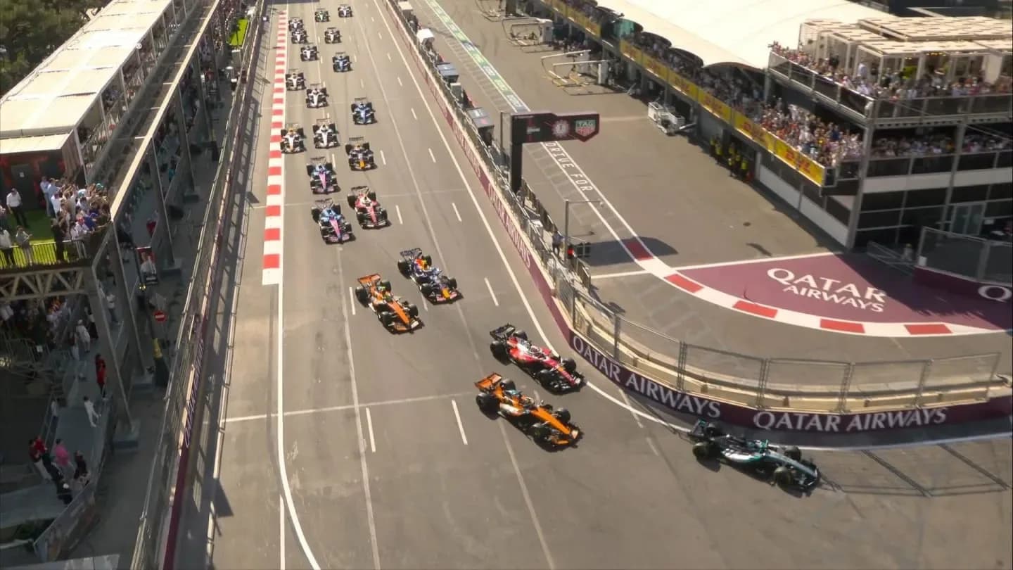 F1: El anticipo de Colapinto que se cumplió en la largada del GP de Azerbaiyán  - TyC Sports