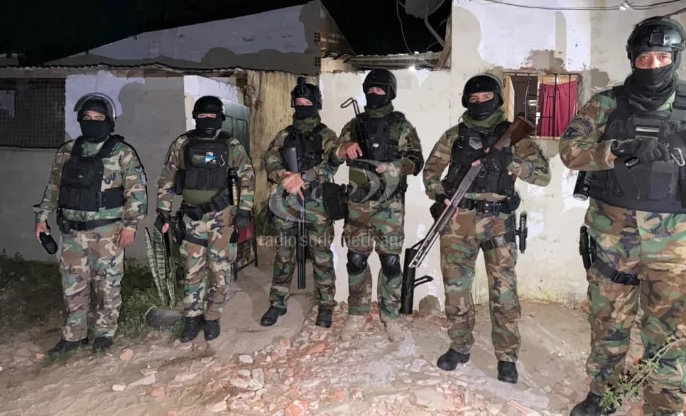 Tres personas fueron aprehendidas tras allanamientos en Goya