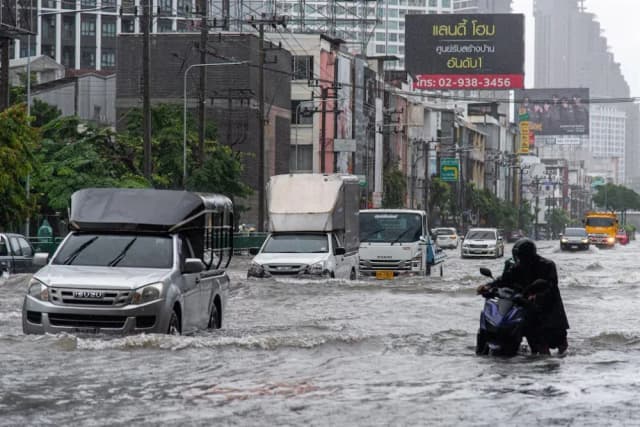 Inundaciones extremas en Bangkok: declaran el estado de desastre