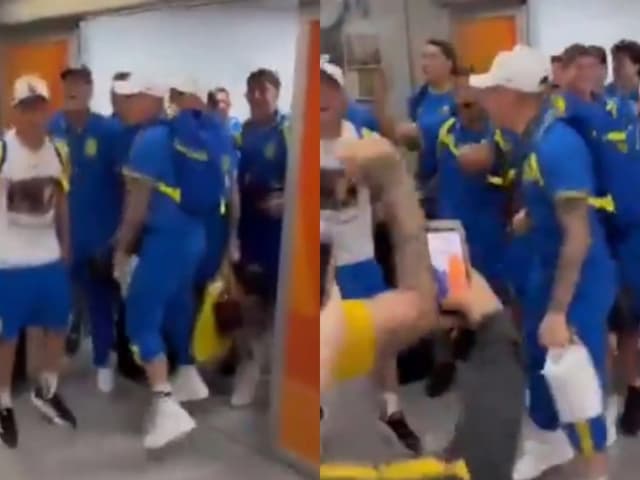 Los jugadores de Central le cantaron a Estudiantes en su llegada a Rosario: "Son los pincharratas, son los p..."