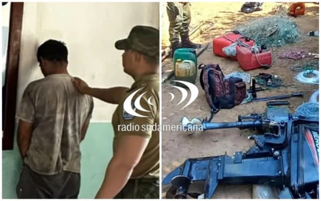 Desmanten campamento ilegal y secuestraron elementos de pesca