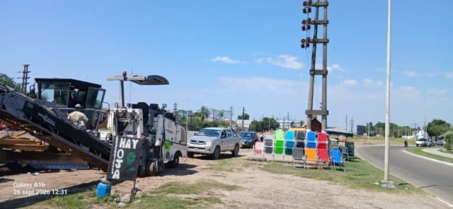 A pedido de Vialidad Nacional, retiraron puestos que frenaban las obras de la autovía 12