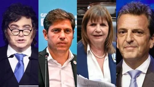 Una encuesta revela cuánto pueden crecer Milei, Kicillof, Bullrich y Massa para las elecciones del 2027
