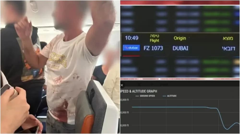 Un avión aterrizó de emergencia en Arabia Saudita tras el ataque de un piloto al otro