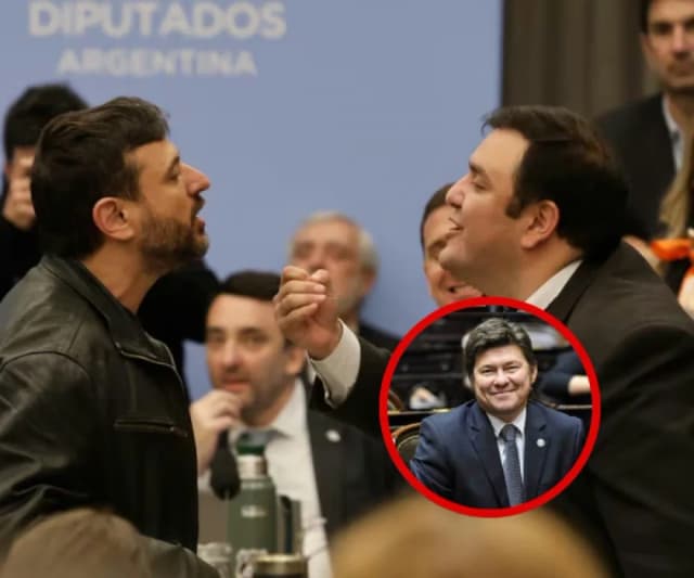 Lo que traspasó la frontera esta vez fue insultar a los diputados