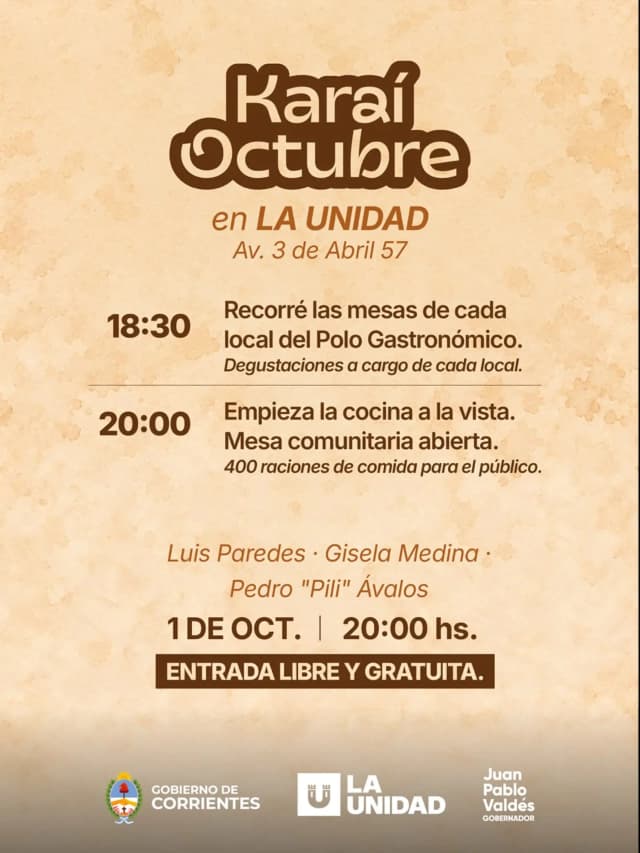 Corrientes y Paraguay celebran su hermandad cultural a través de la cocina