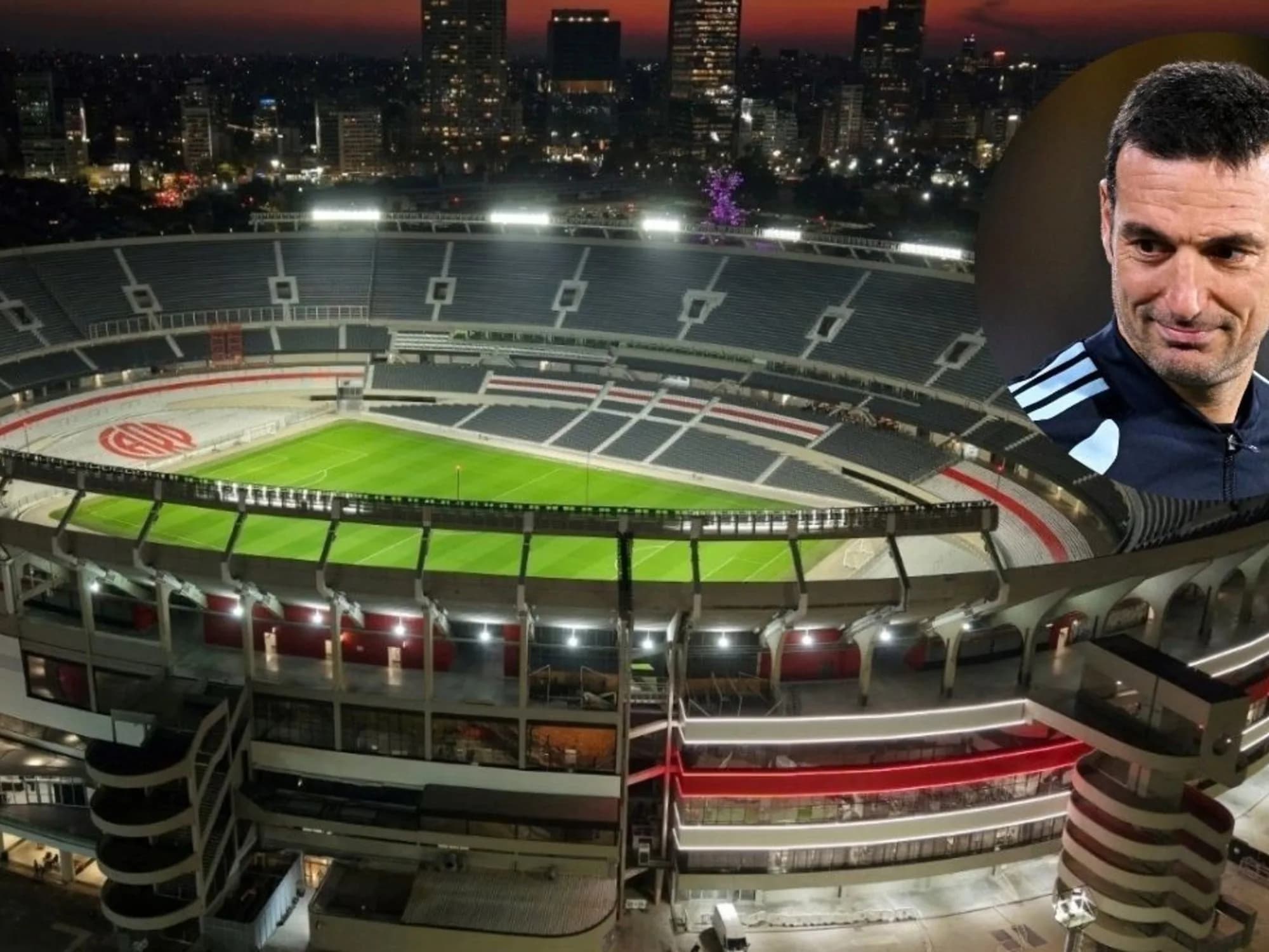 La frase de Scaloni sobre el Monumental que encendió a los hinchas de River