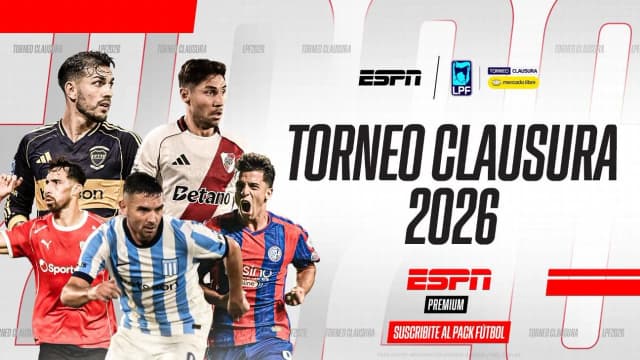 El Torneo Clausura, en vivo por ESPN Premium
